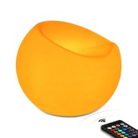 Color changing glow living room nightclub bars indoor outdoor led apple chair