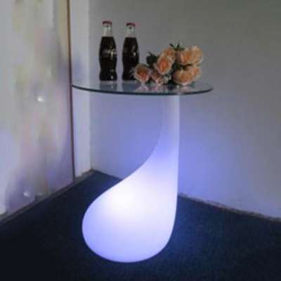 IP65 LED Glass outdoor Table with 16 Color Change and Remote Control