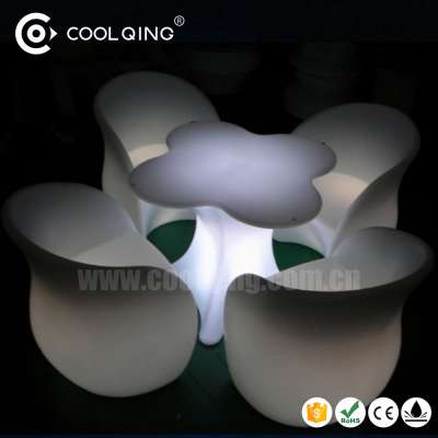 FANCY Modern LED World Source International Patio ledfurniture with Magic Color Changing, CE and RoHS Approval