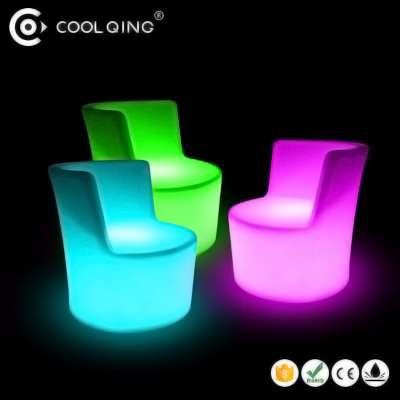 Night Club furniture design RGB color changing led sofa modern night club led sofa