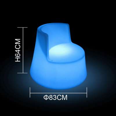 Outdoor Glowing coffee bar chair Waterproof LED Merry Sofa